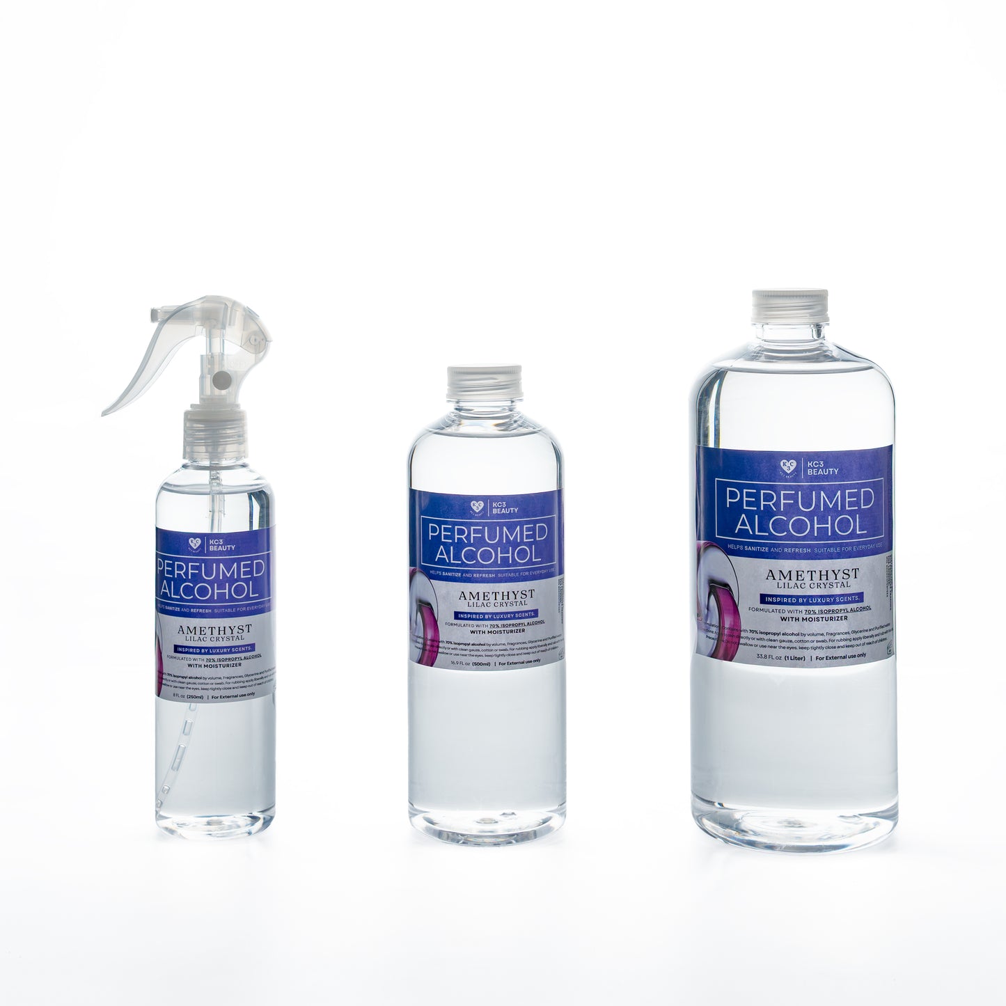 KC3 Perfumed Alcohol - 70% protection that actually smells good