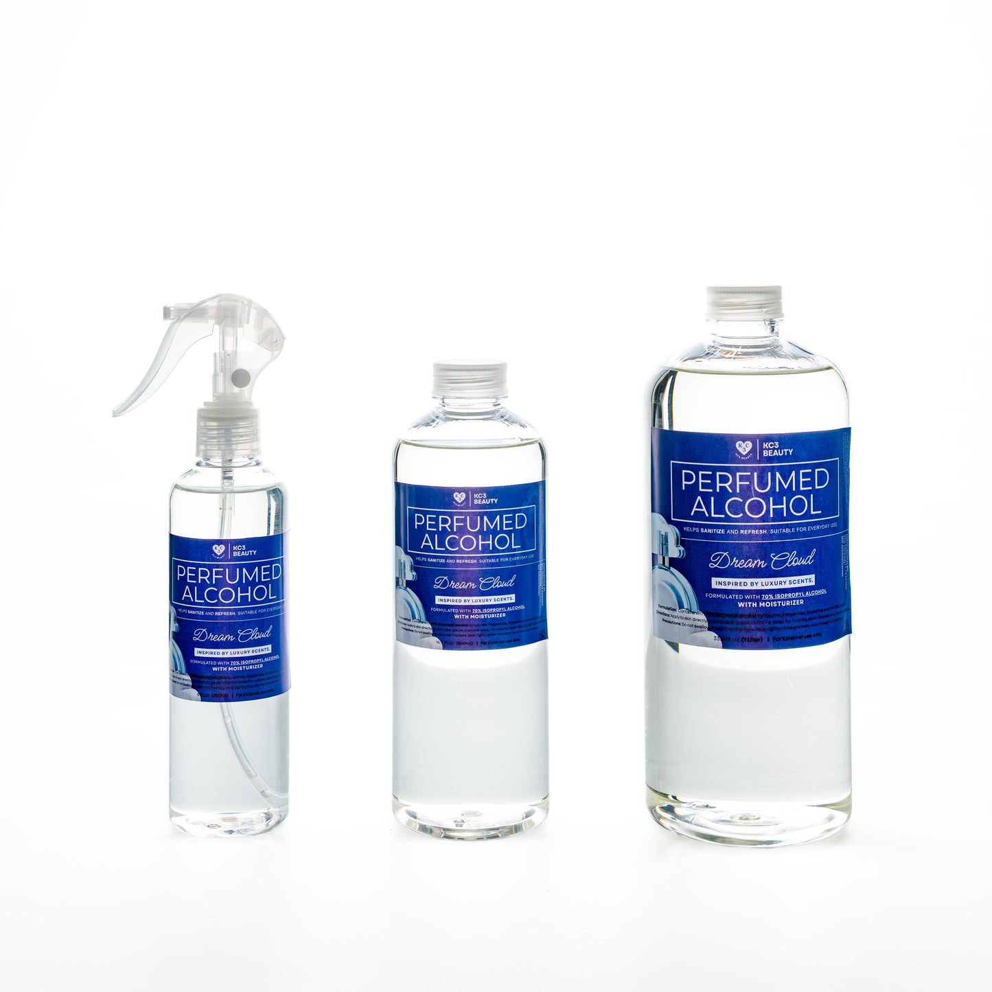 KC3 Perfumed Alcohol - 70% protection that actually smells good