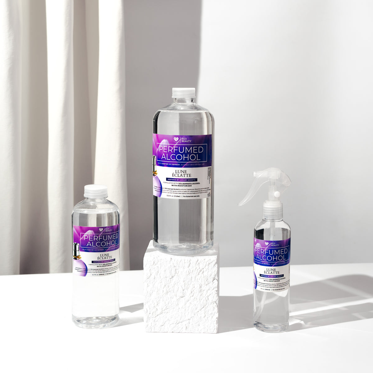 KC3 Perfumed Alcohol - Lune Éclatte
