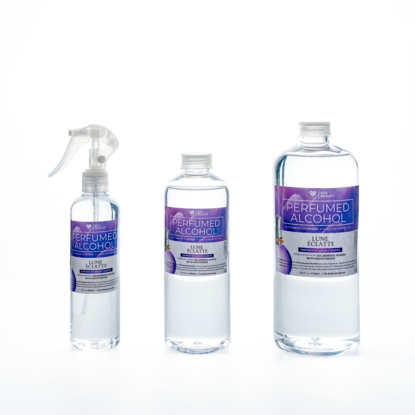 KC3 Perfumed Alcohol - 70% protection that actually smells good