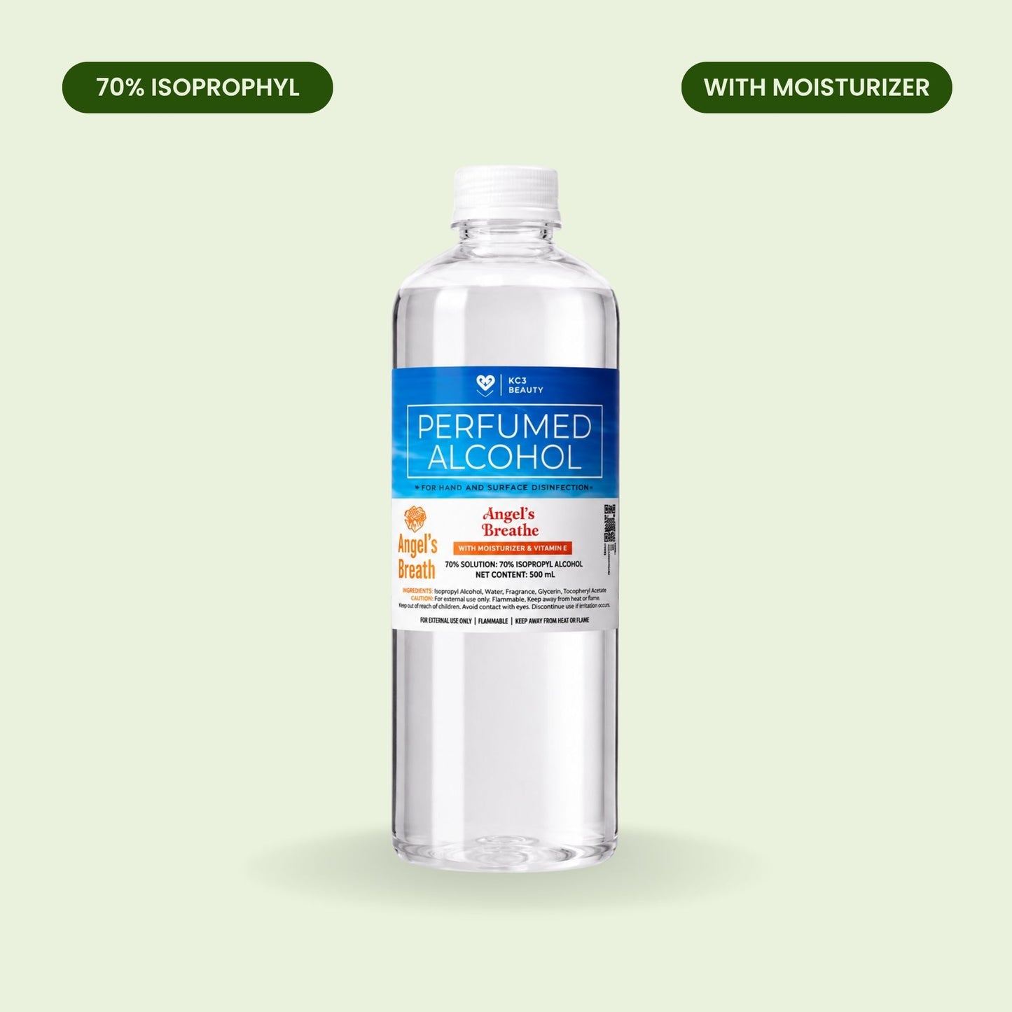 KC3 Perfumed Alcohol - 70% protection that actually smells good