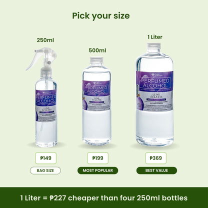 KC3 Perfumed Alcohol - 70% protection that actually smells good